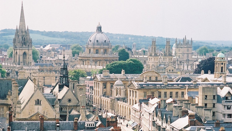 View of Oxford city centre